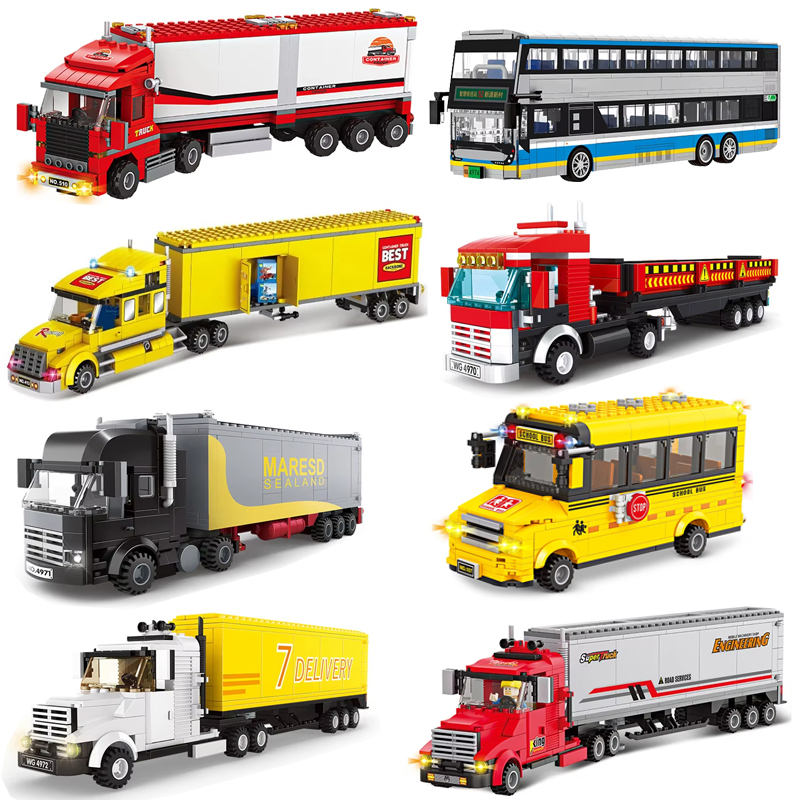 Kids Education Sites - New Modern City Big Cargo Freight