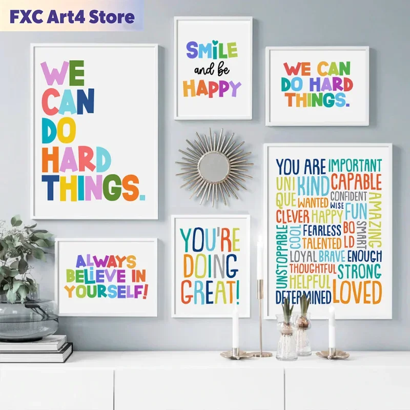 Frameless Positive Kid Classro - Kids Education Motivation 评论和价格