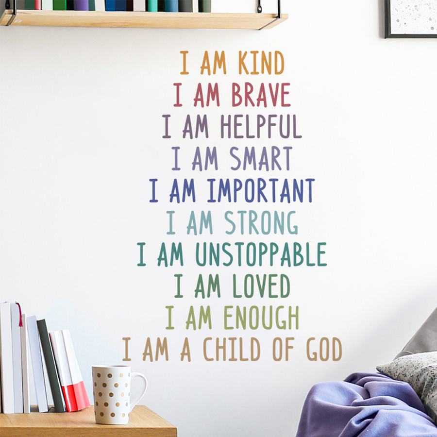 Positive Kid Classroom Wall Pi - Kids Education Motivation 评论和价格