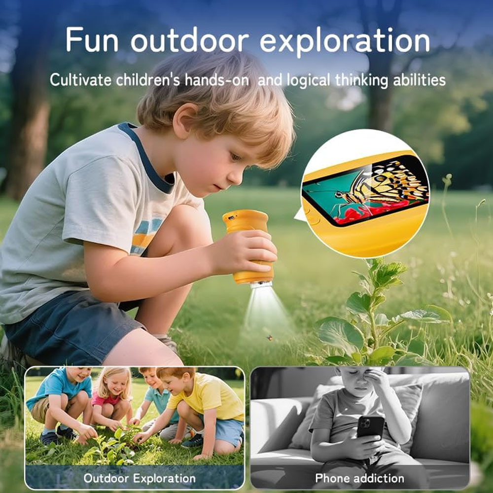 1000X Pocket Microscope for Ki - Education Kids Definition 评论和价格