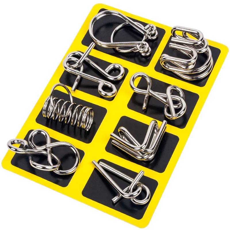 8PCS/Set Metal Montessori Wire - Kids Education Material 评论和价格