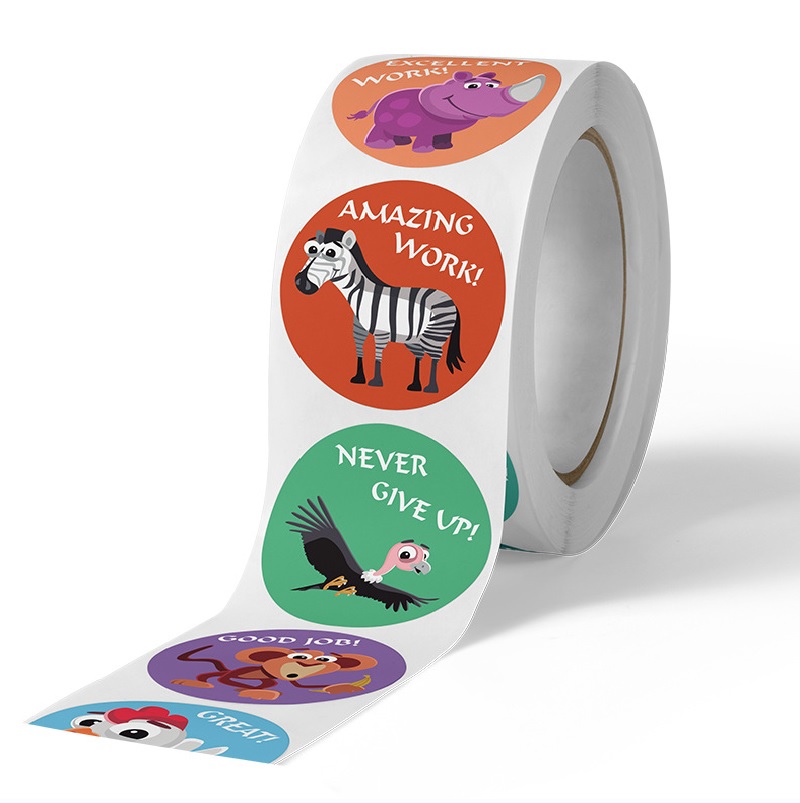 Cute Animal Learning Stickers  - Kids Education Motivation 评论和价格