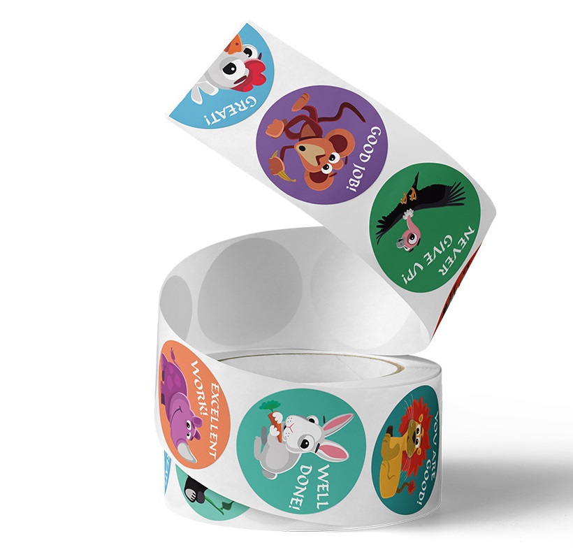 Cute Animal Learning Stickers  - Kids Education Motivation 评论和价格