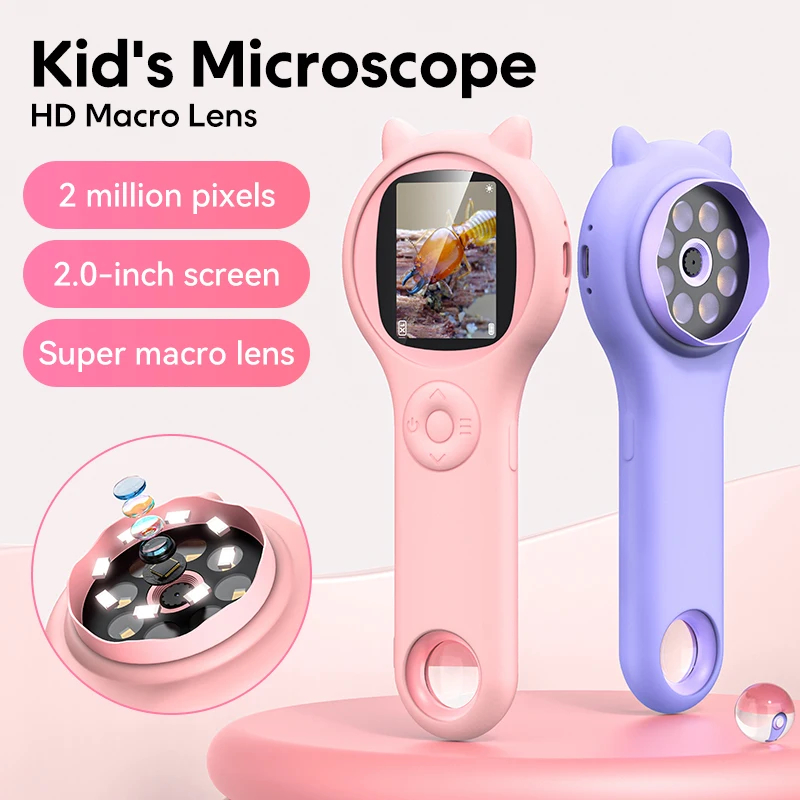 Kids Microscope Handheld Magni - Education Kids Definition 评论和价格