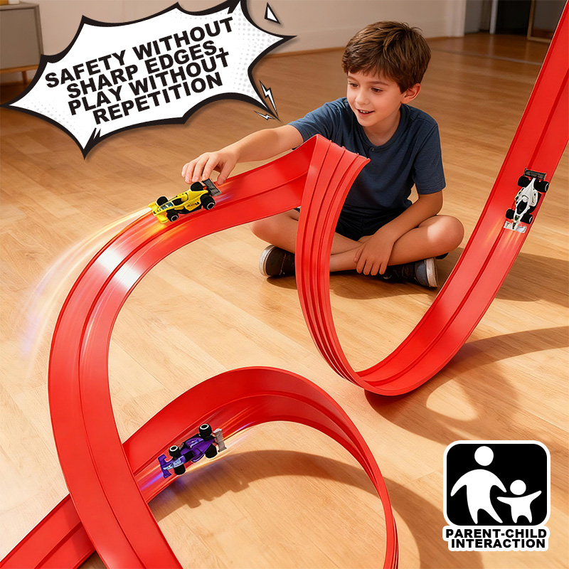 Free-assembly track car | Flex - Kids Educational Device 评论和价格