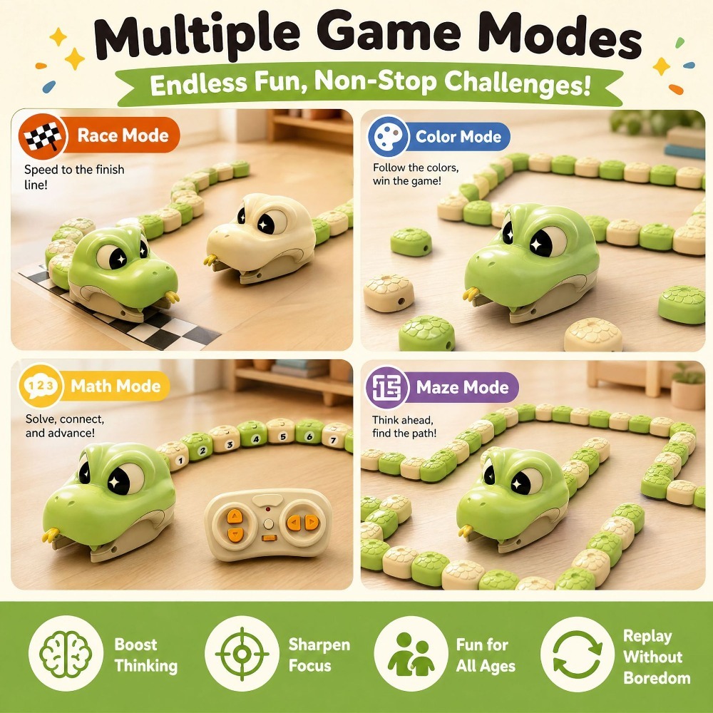 Remote Controlled Greedy Snake - Kids Educational Resources 评论和价格