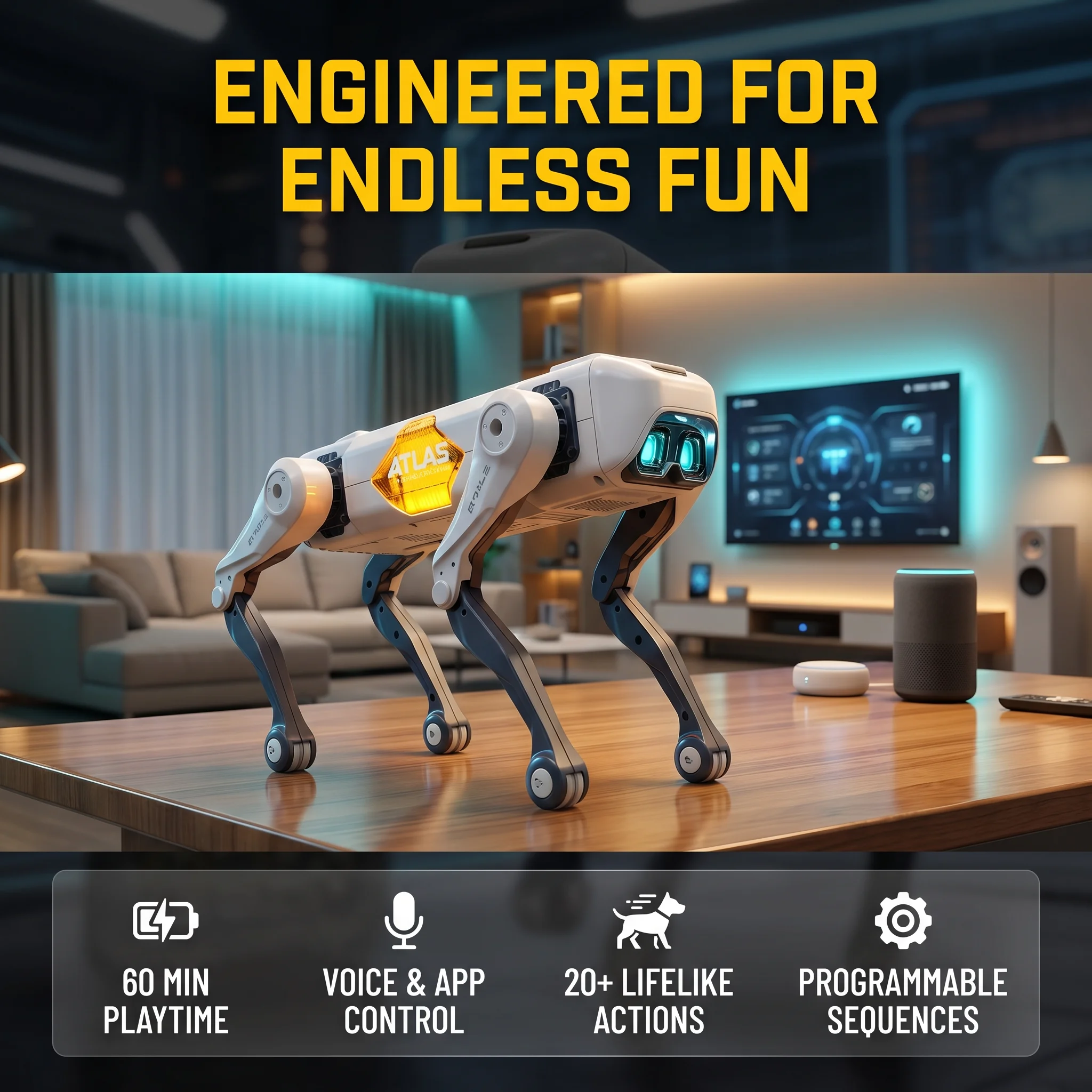 AI Smart Robot Dog, Voice & AP - Kids Education Toys 评论和价格