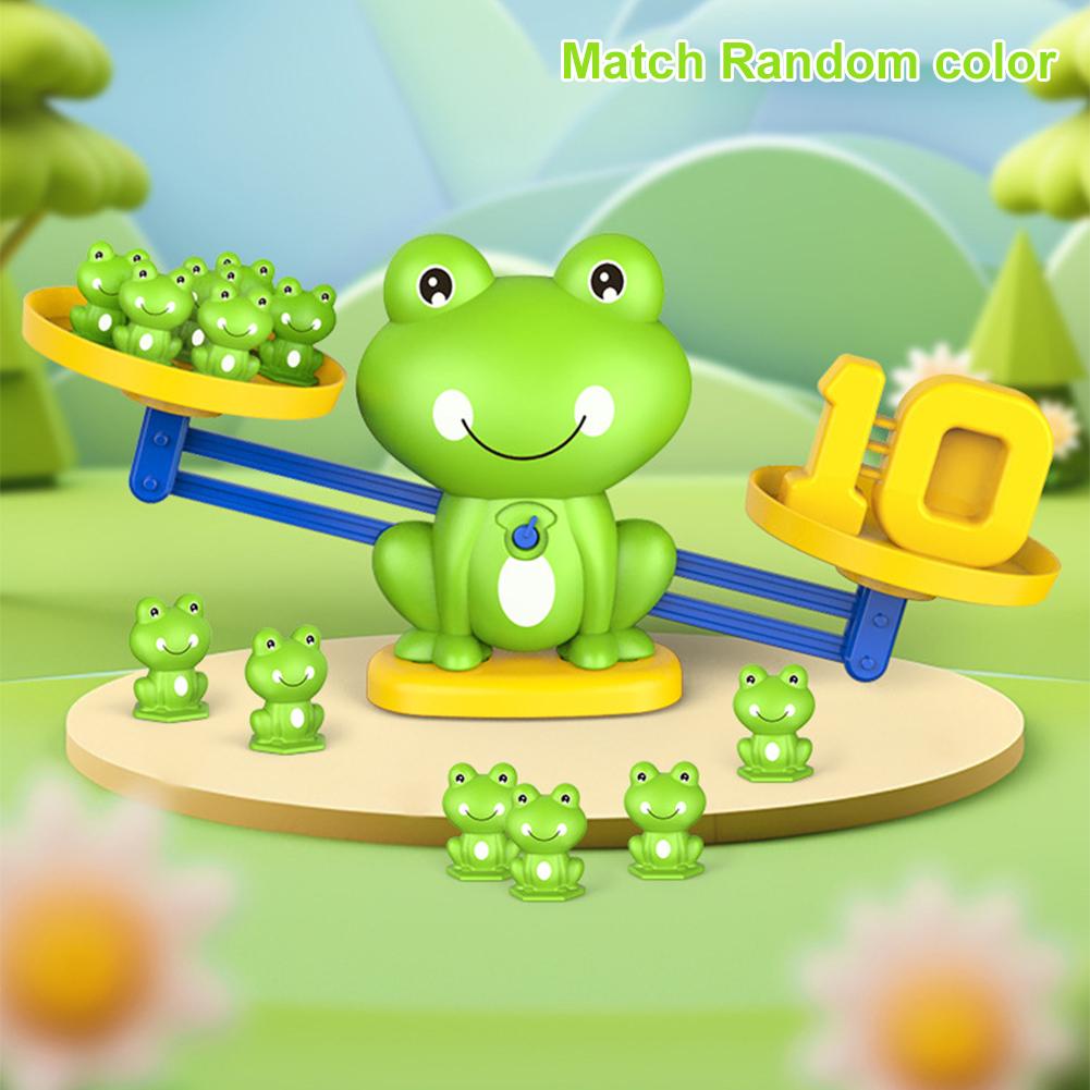 Frog Number Balance Math Toy P - Kids Education Material 评论和价格